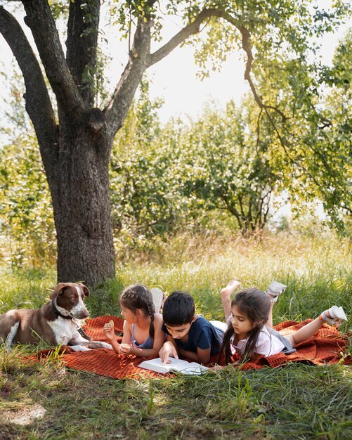 kids-spending-time-together-outdoors-blanket-enjoying-childhood_23-2149614764.jpg