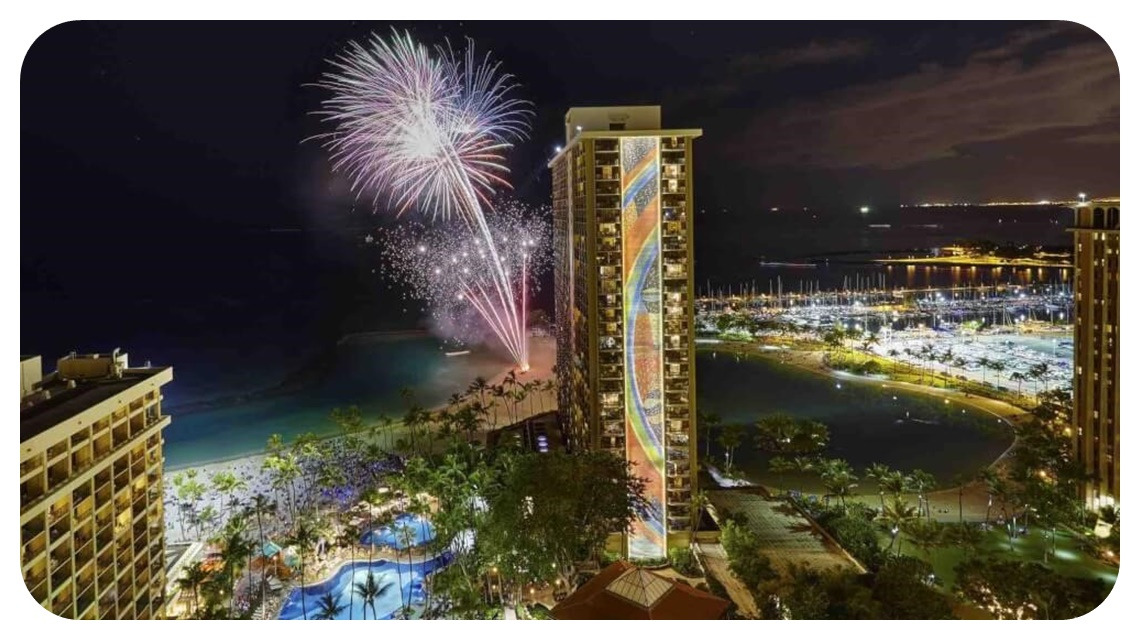 하와이-오아후-힐튼-하와이안-빌리지-불꽃놀이-firework-hilton-hawaiian-village.jpg