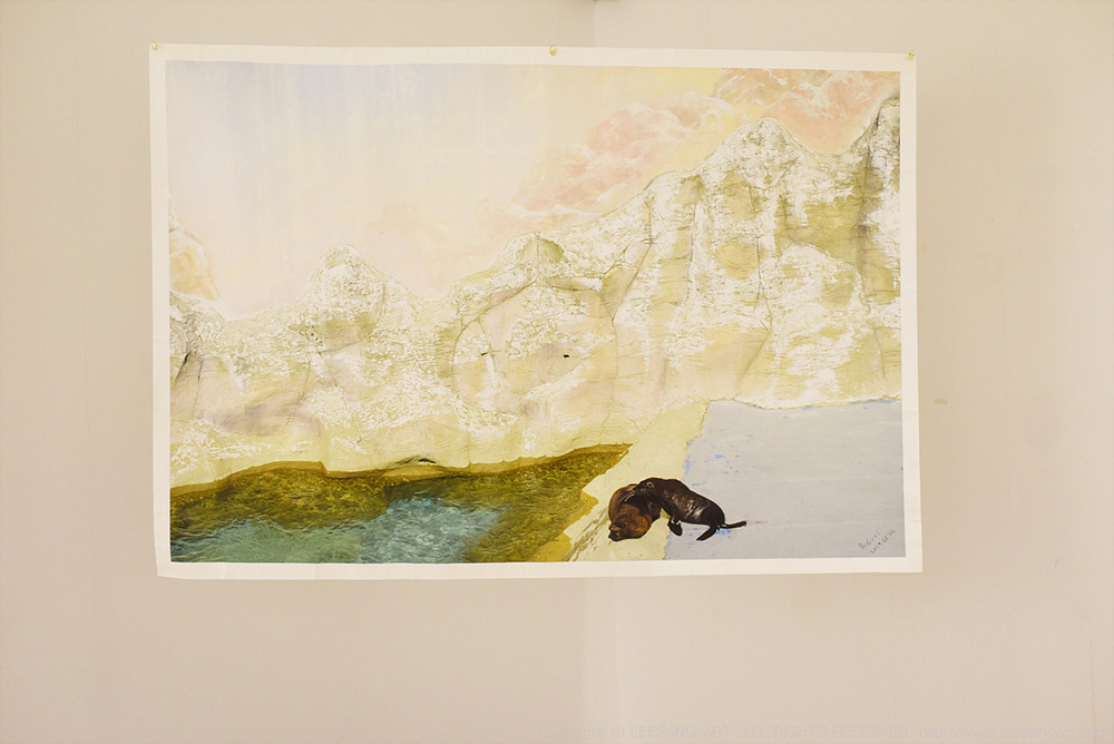 사진3 - 비두리 작가의 ‘남아메리카 물개’(South American fur sea)작품_www.leesangart.com.jpg