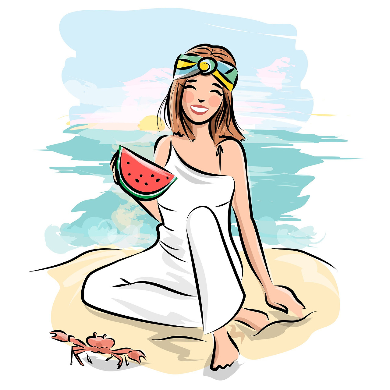 수박두통 여름두통 해변 지월한의원.jpg