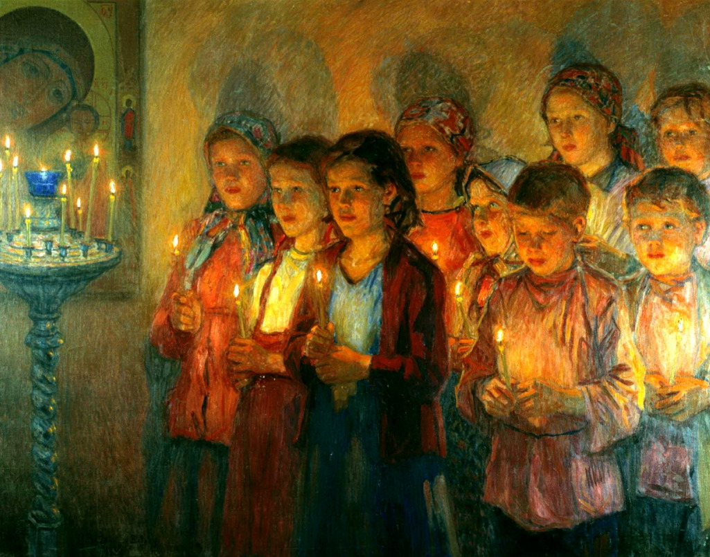 Bogdanov-Belsky Nikolai - The Church 1939.jpg