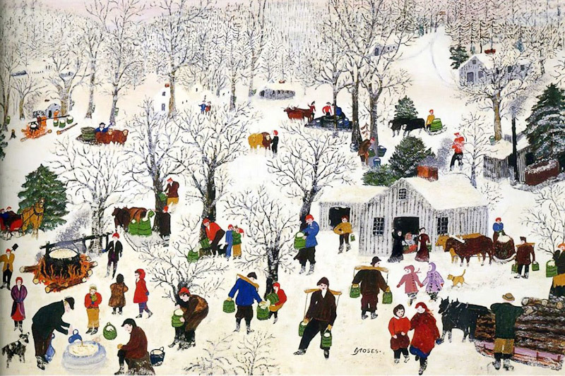 grandma_moses_Sugaring Off, 설탕 채취, 1943.jpg