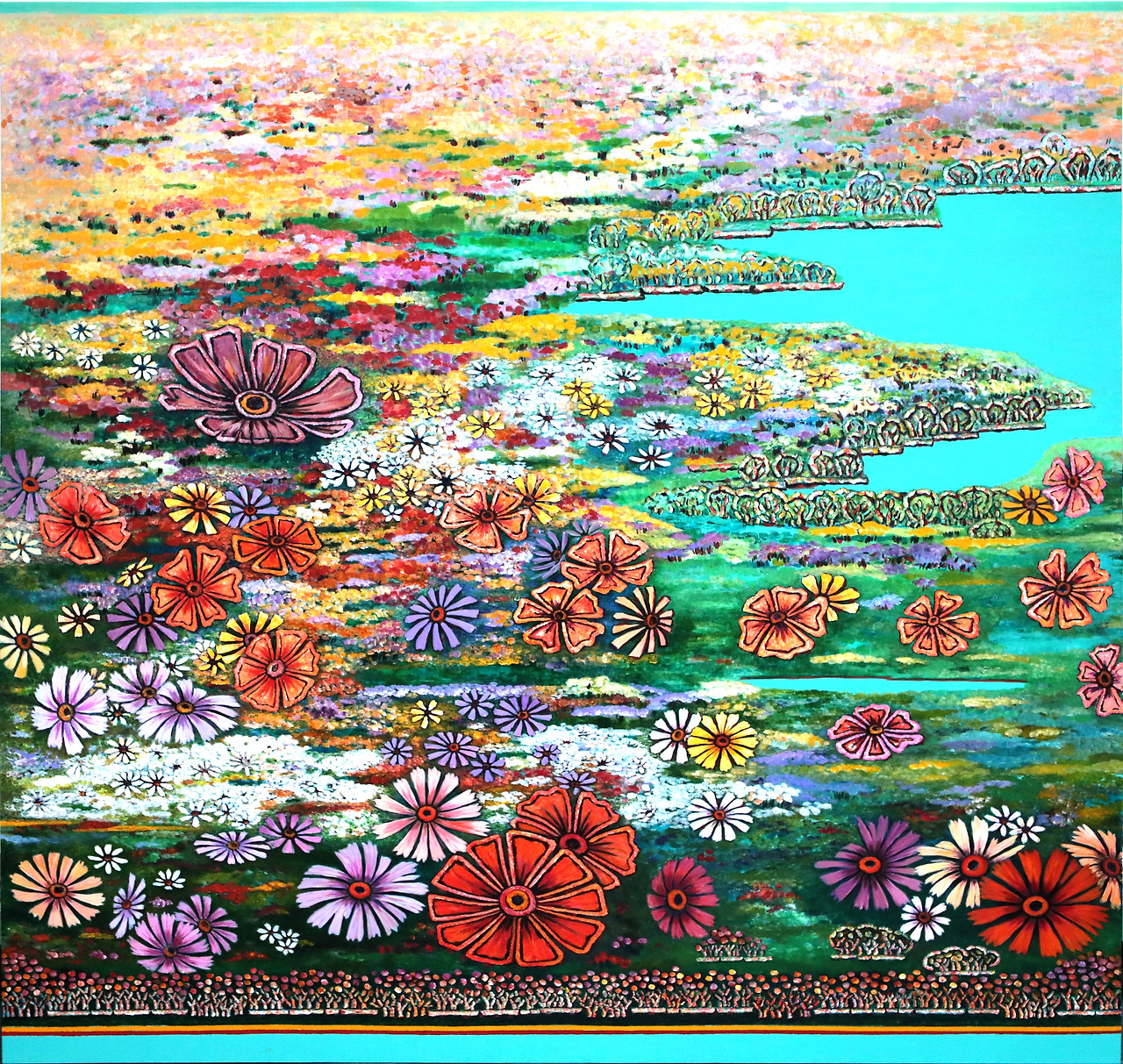 화음, 200x200cm, 캔버스에 아크릴릭, 2018.jpg