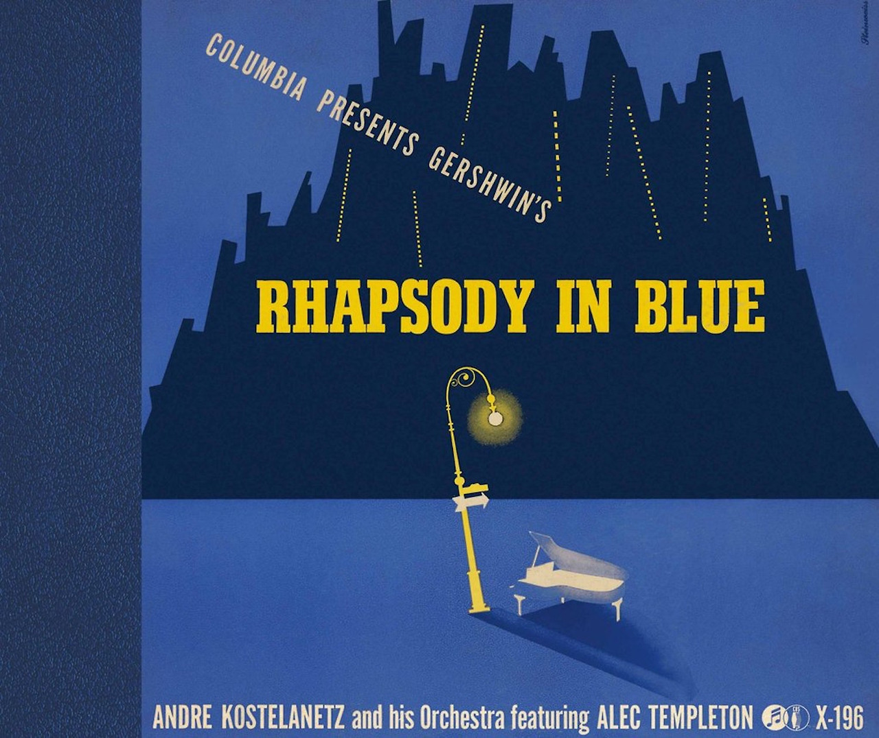1. George Gershwin's Rhapsody in Blue performed by André Kostelanetz and his orchestra; Alec Templeton, piano, Columbia Records (1941).jpg