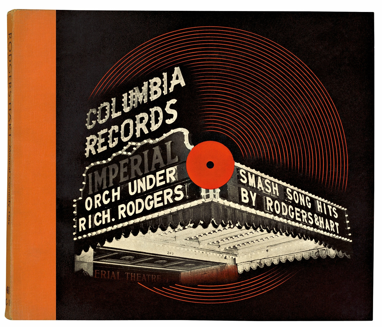 최초의 앨범 커버(Smash Song Hits by Rodgers and Hart by Richard Rodgers and the Imperial Orchestra, Columbia Records (1939)).jpg