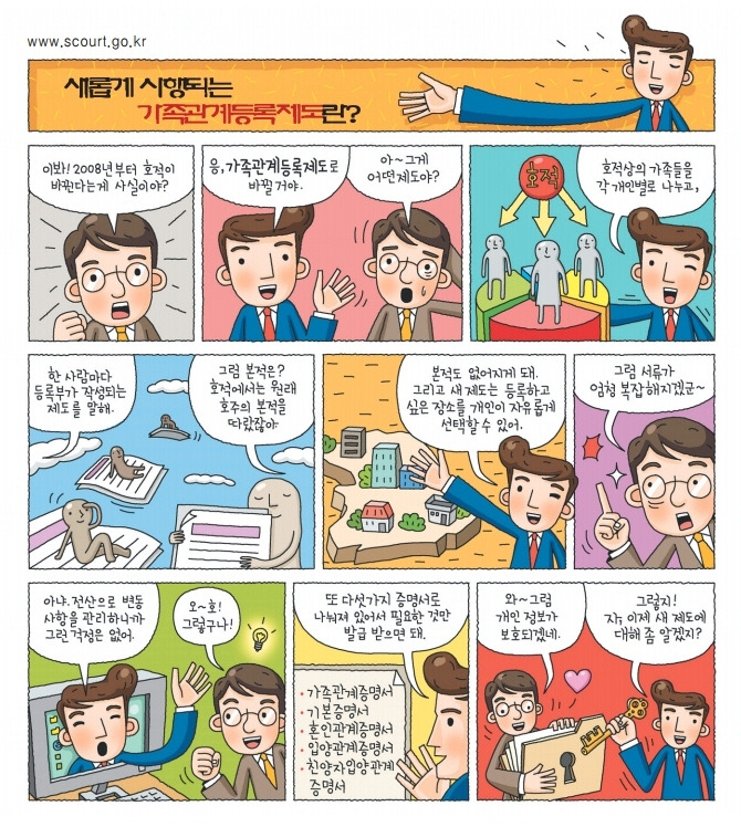 호적이 가족관계등록부로 바뀝니다-만화.jpg