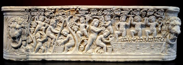 게티빌라 박물관 소장 로마 석관1.jpg