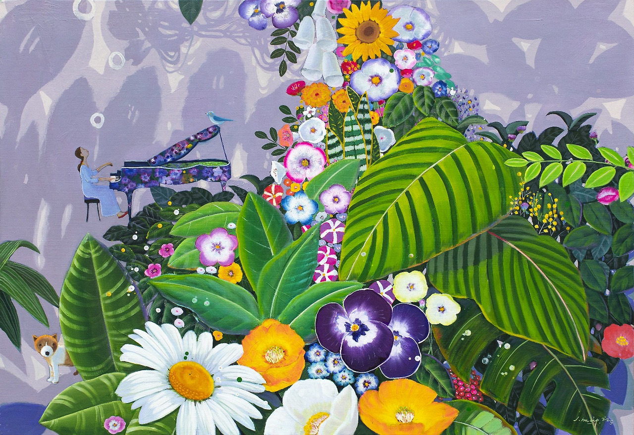 A happy day_162.2×112.1_Oil on canvas_2025.jpg