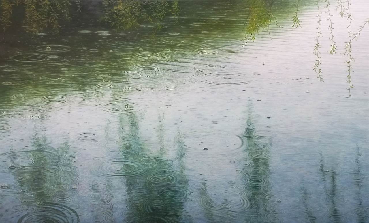 Rain-Echo of inner sound, 112.1 x 162.2cm, oil on canvas, 2020.jpg