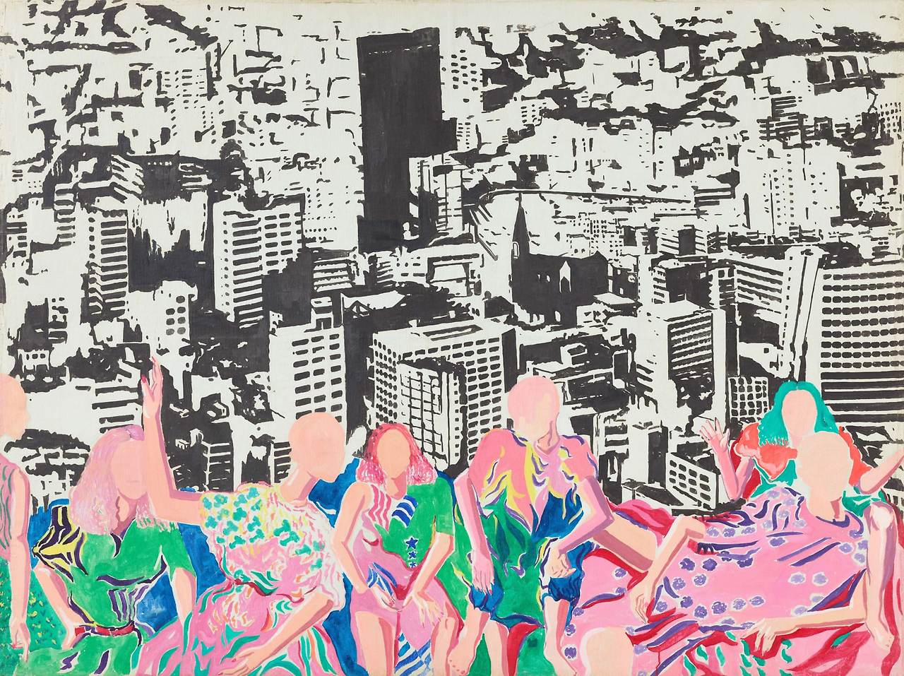 서울찬가, 134×181, 캔버스에 아크릴릭 물감, 1981.jpg