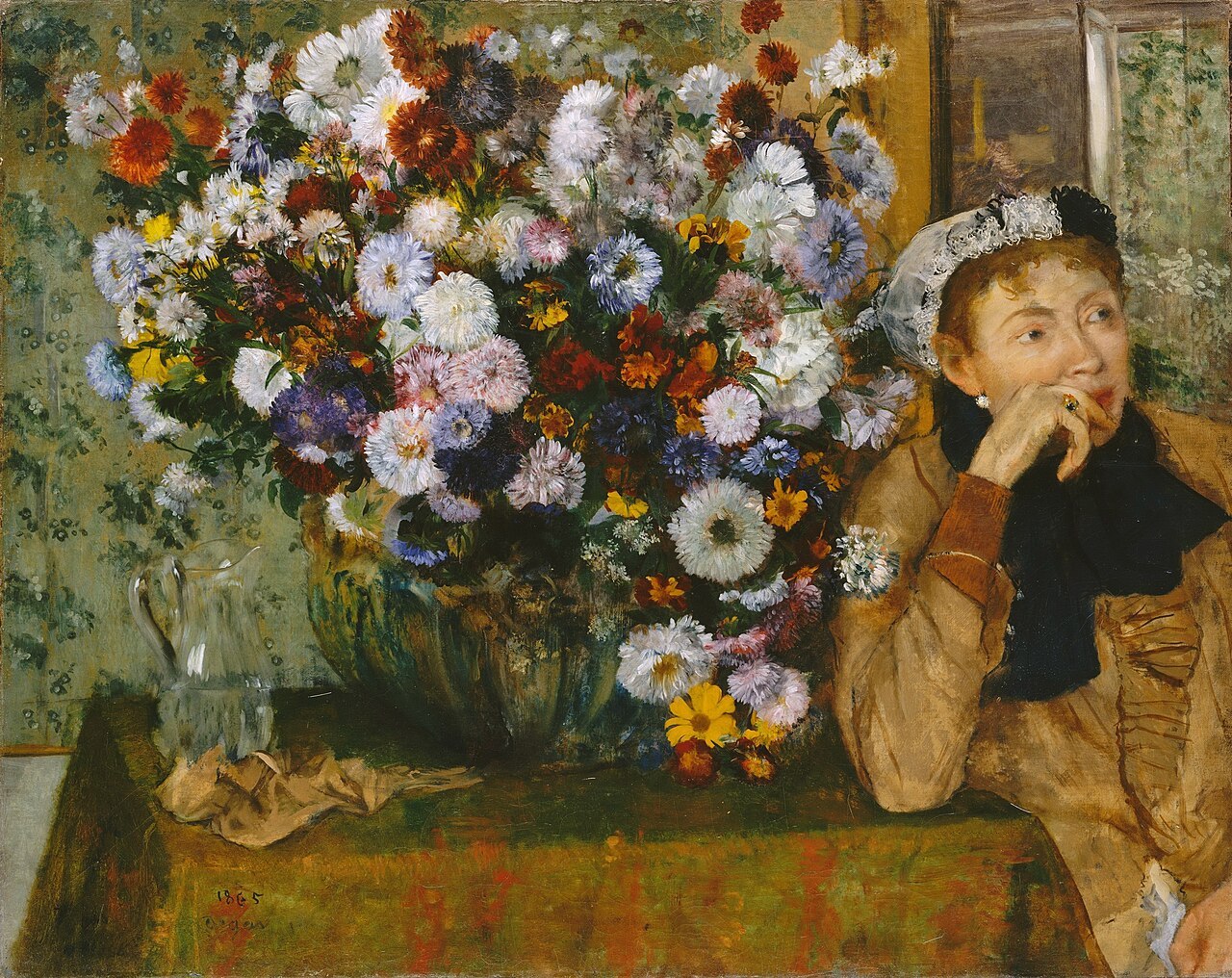 Degas,_A_Woman_Seated_beside_a_Vase_of_Flowers_(Madame_Paul_Valpinçon).jpg