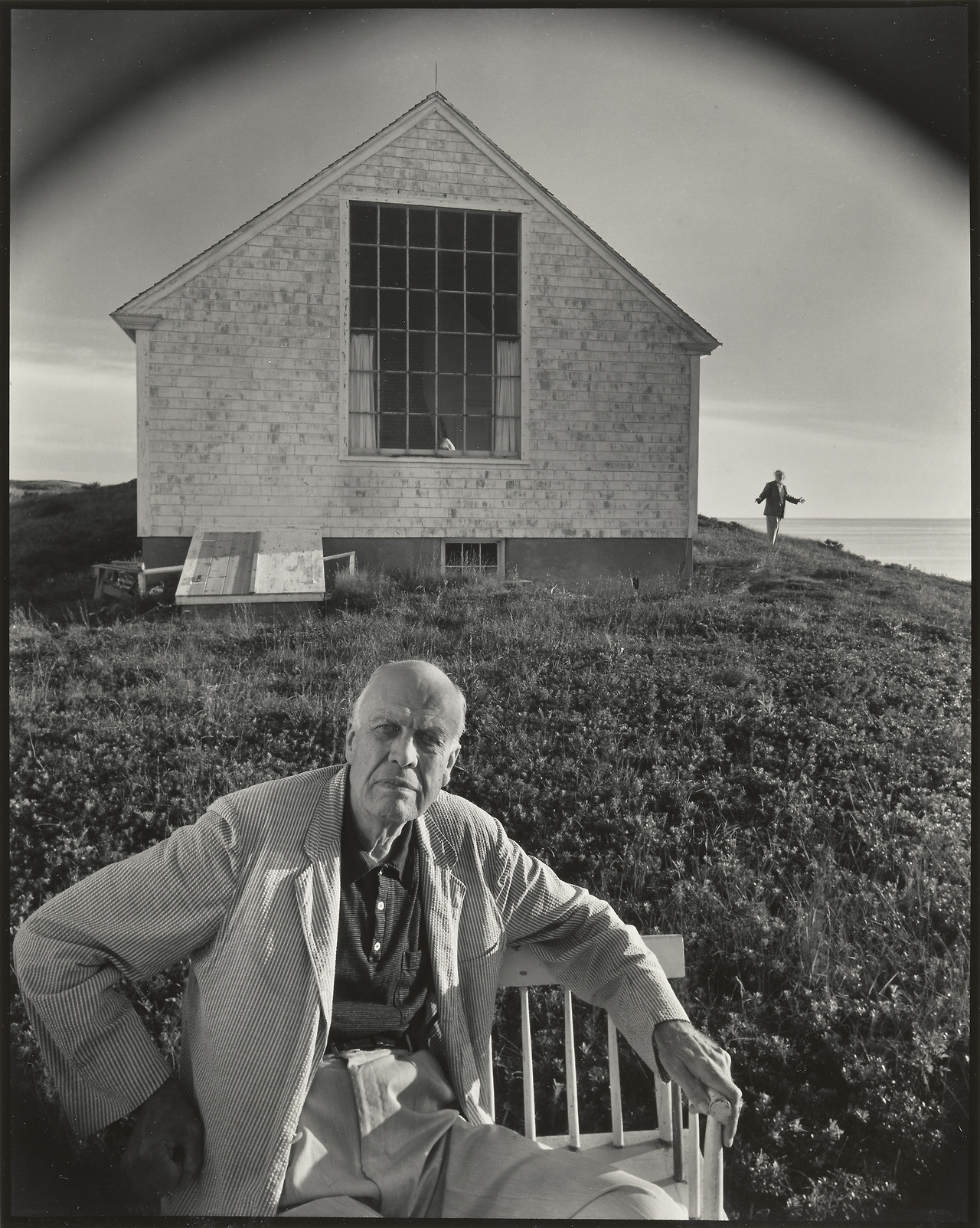 Edward Hopper, painter, and his wife, Jo Hopper, Truro, Massachusetts, USA.jpg