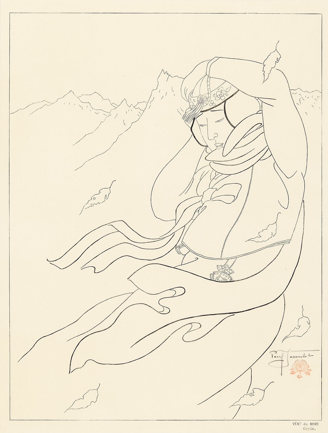 Lot. 109, 폴 자쿨레1910–1994 French, [엽서 6점, 스케치 1점 外 자료 일괄]_2.jpg