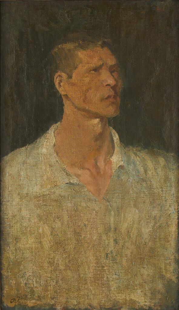 8 흰 상의를 입은 자화상.jpg