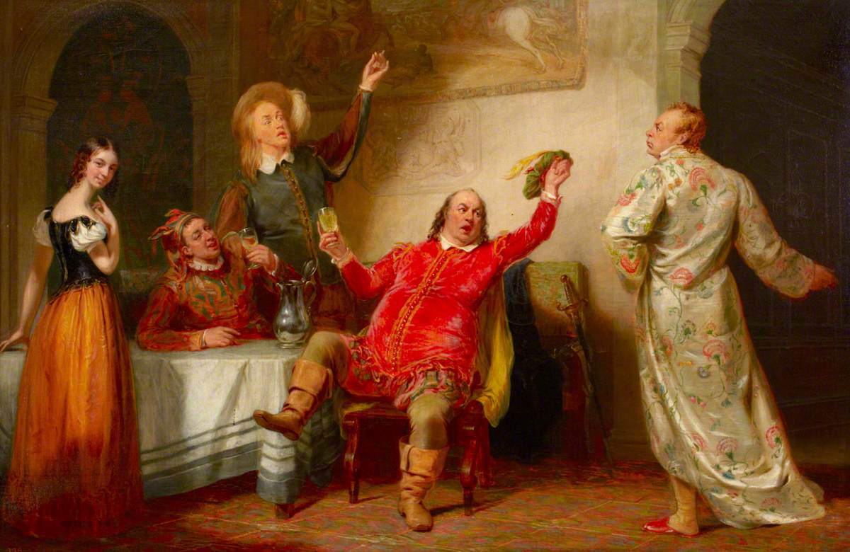 George_Clint_(1770-1854)_-_Malvolio_and_Sir_Toby_(from_William_Shakespeare's_'Twelfth_Night',_Act_II,_Scene_iii)_-_485055_-_National_Trust.jpg