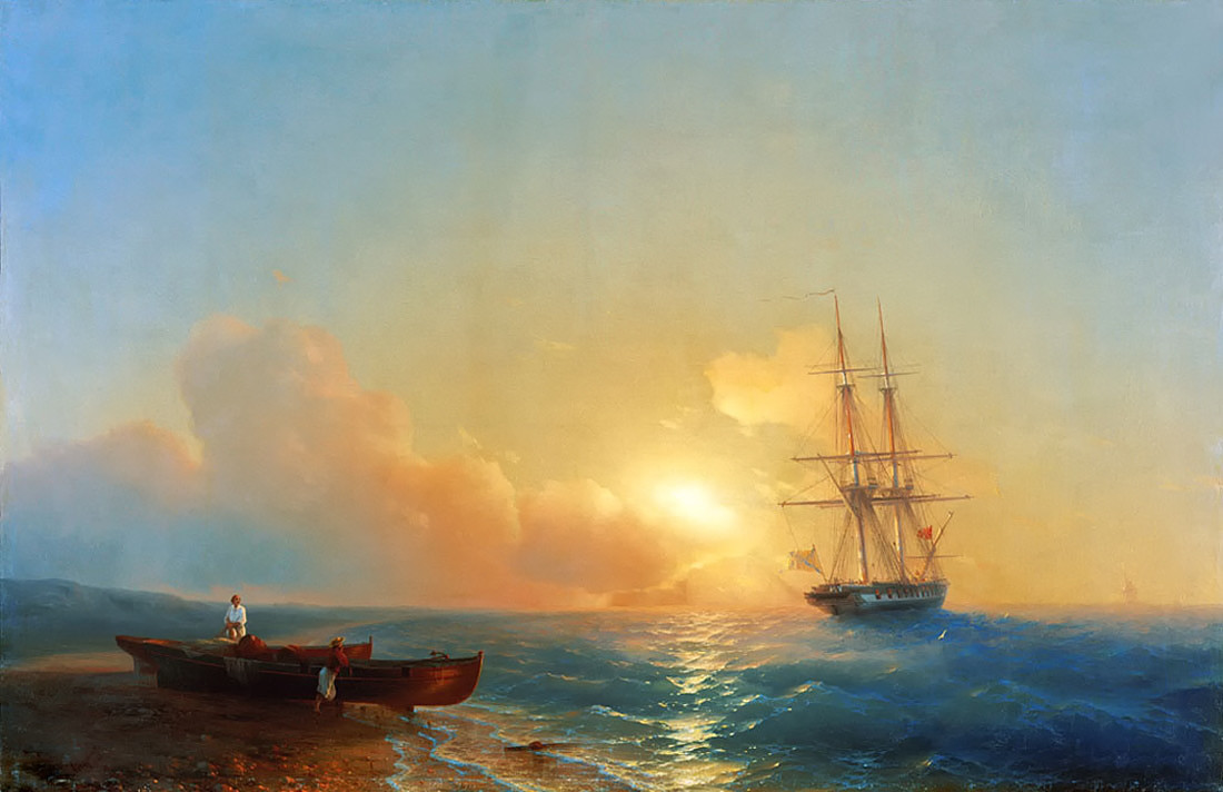 Fishermen on the Coast of the Sea_Ivan Aivazovsky_1852.jpg
