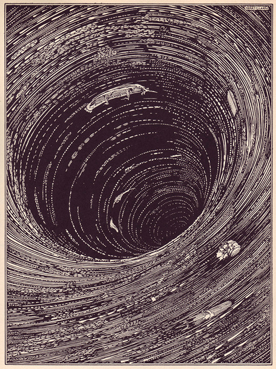 그림3. Harry Clarke, A Descent into the Maelström(소용돌이 속으로), 1919..jpg