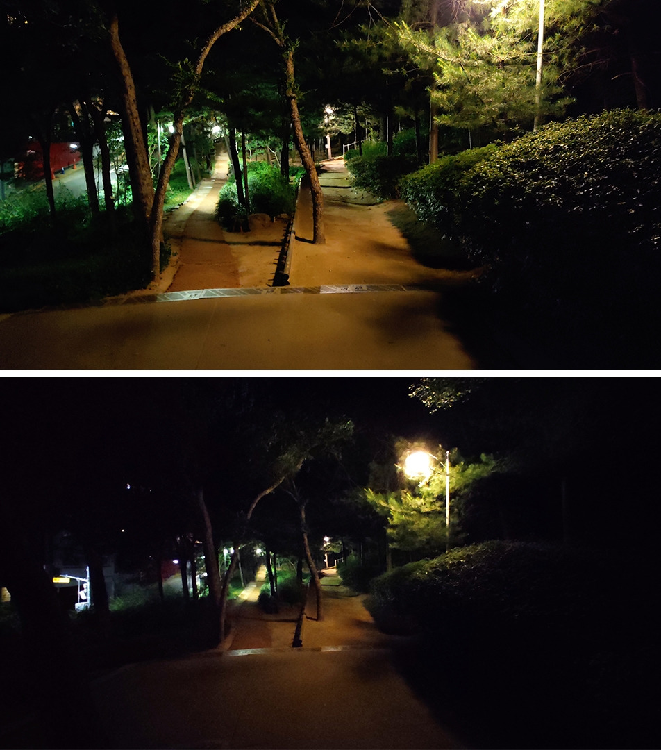 홍미노트 야간 일반 1,200만 vs 홍미노트 야간 초광각_나무_세로ver.jpg