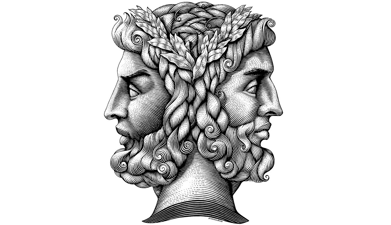 야누스의 모습, 이미지 출처 Kalindar.jpg