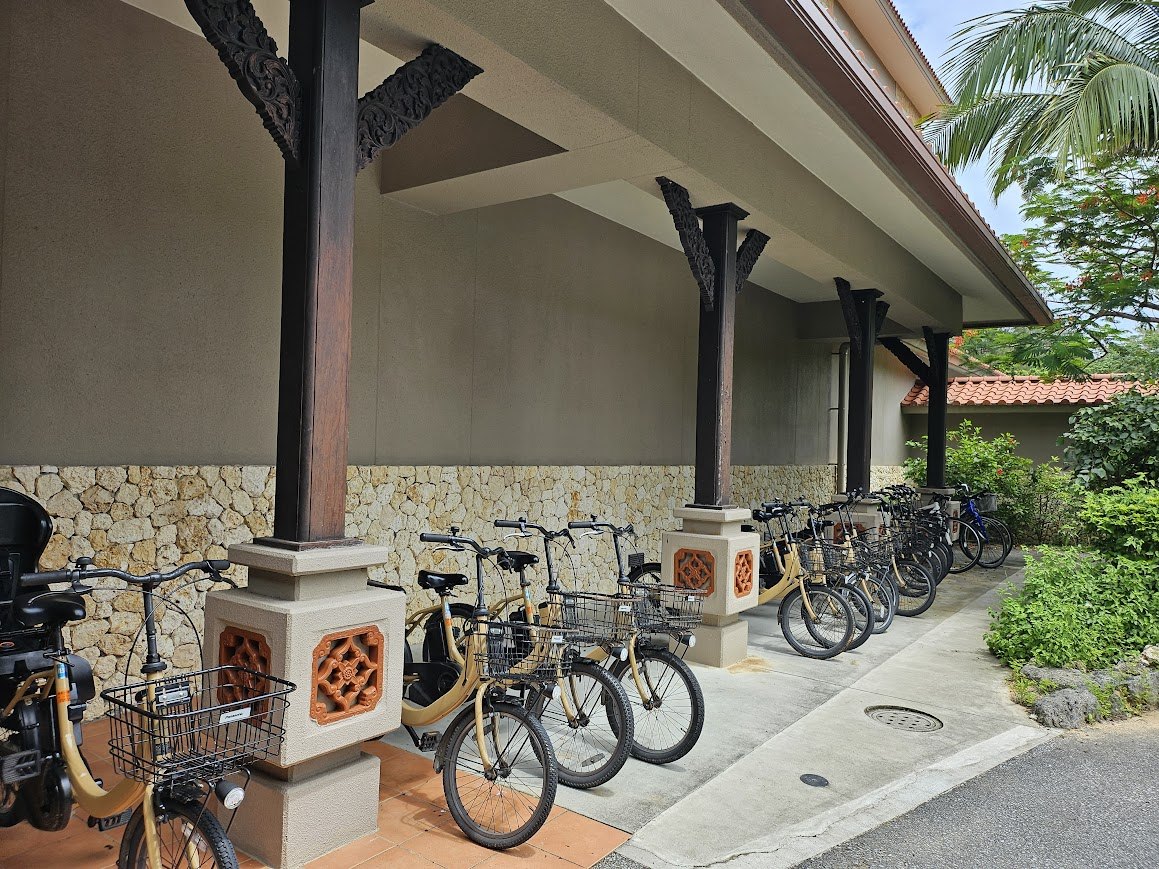 iriomote hotel bikes.jpg