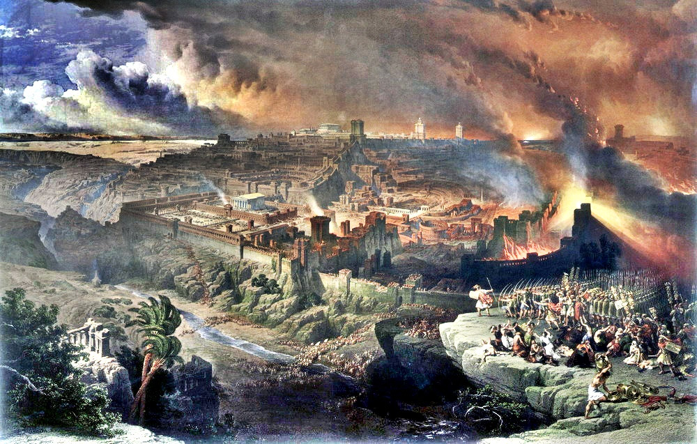 3. 서기 70년 로마제국에 의해 함락되는 예루살렘 (1885년 데이비드 로버츠 작).jpg