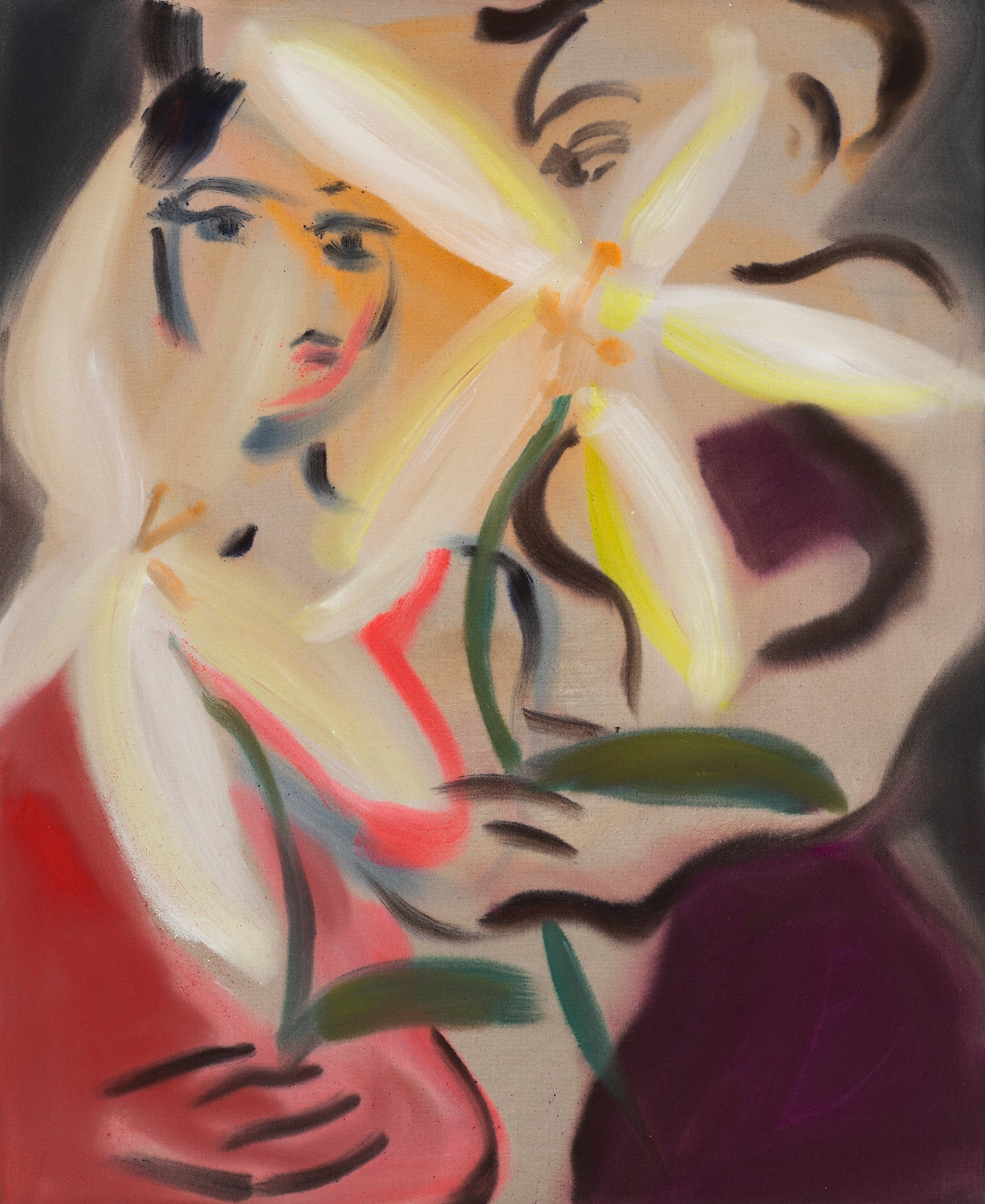 진달래꽃_Jindallae Flower_2025_Acrylic on canvas_110 x 90 cm.jpg