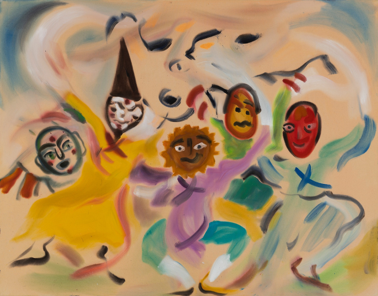 탈춤_Masked Dance_2025_Acrylic on canvas_180 x 230 cm.jpg