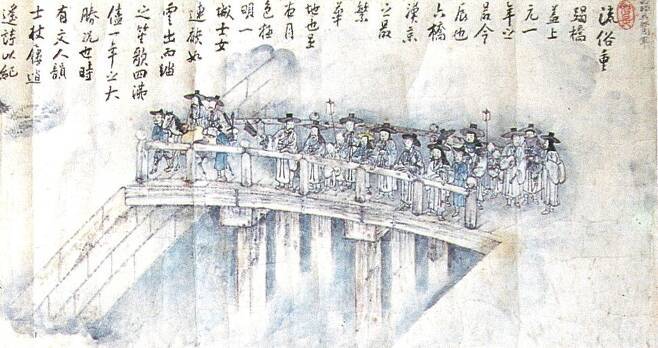 조선 후기의 광통교.jpg