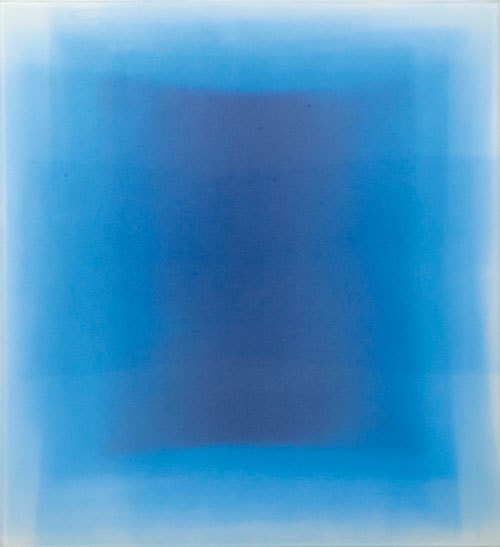 Breathing hue-red in the blue, 2015 캔버스에 물, 아크릴릭, 우레탄, 에폭시 59x54.5cm.jpg