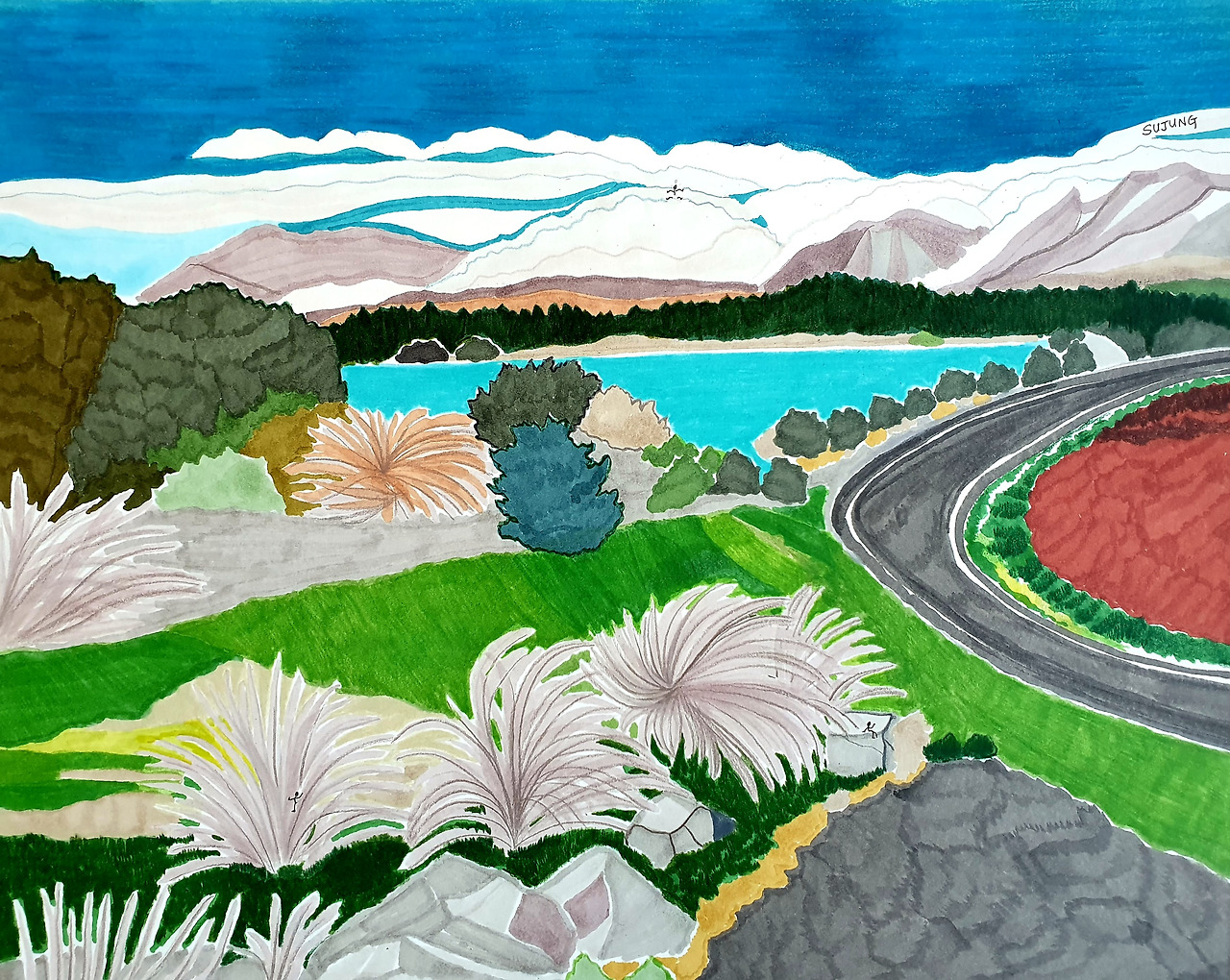 테카포 호수 뉴질랜드.jpg