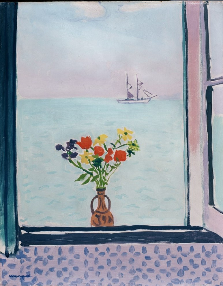 La ventana en La Goulette, 1926 @ Musée des Beaux-Arts de Bordeaux_알베르마르케.jpg