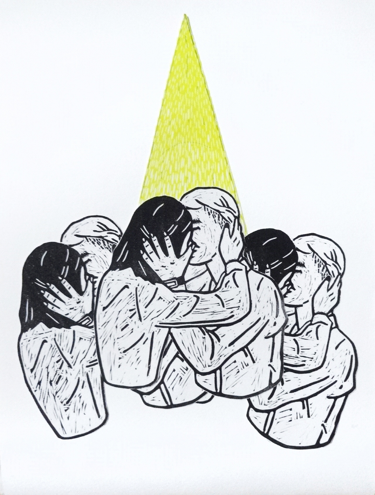 크기변환_037 키스씬 linocut 40x30cm 2015_25만원.jpg