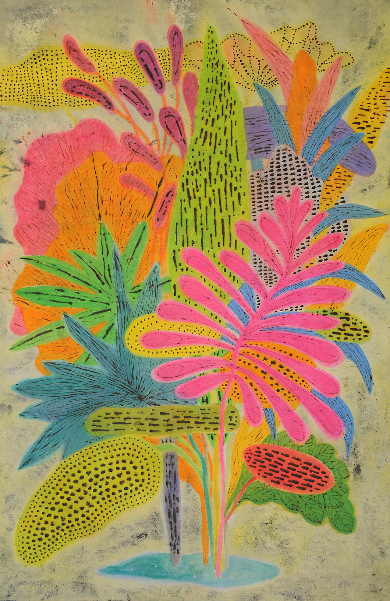 4. mountain element 6 95x62, 장지에 채색, 2013   250만원.jpg