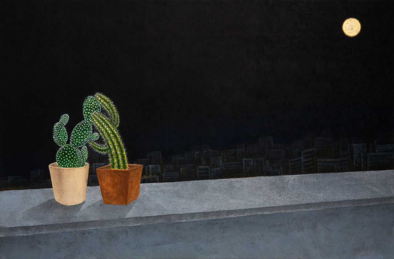 크기변환_밤에도.. 60x91cm 장지에채색 2014.jpg