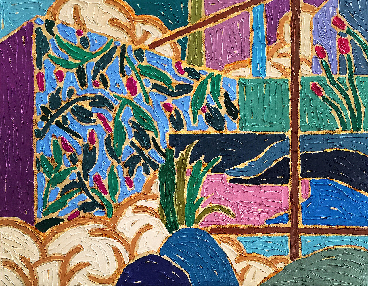 28) Collected landscape  34.8×27.3cm  oil on canvas  2016.jpg