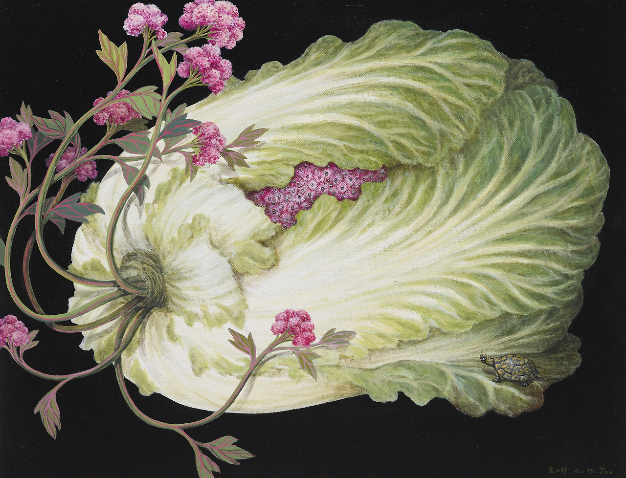 포맷변환_크기변환_꿈꾸는 사이버 배추  54x42Acrylic on canvas .2011.jpg