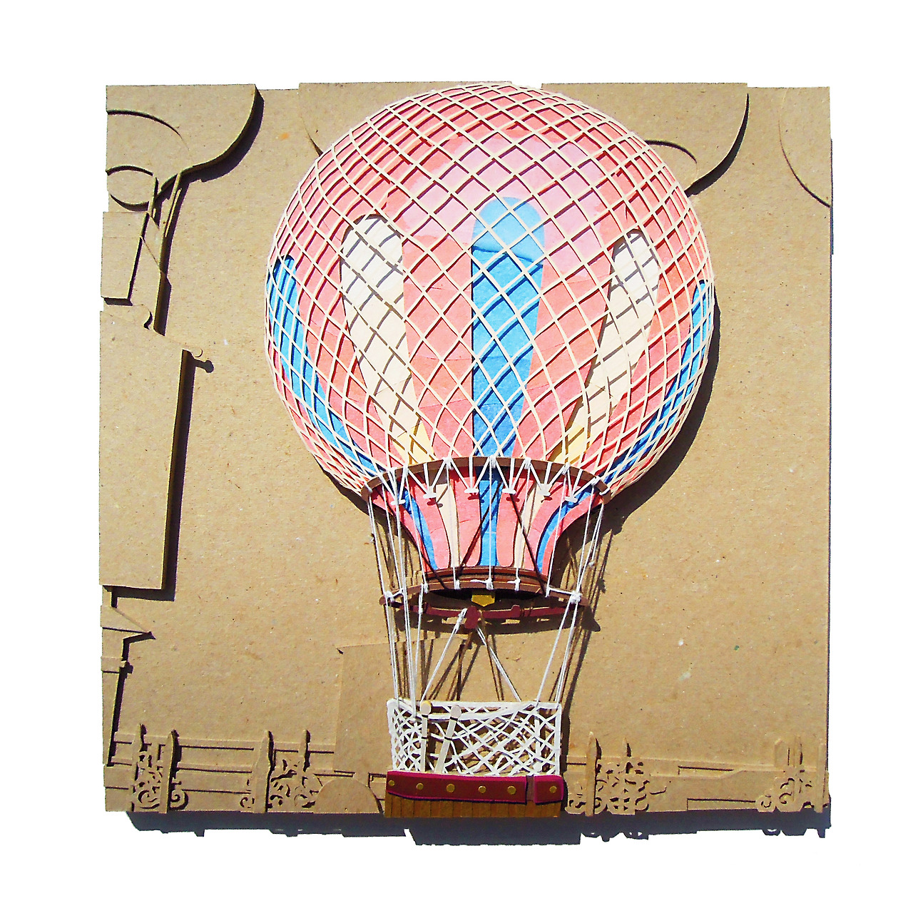 단지 조금 이상한 꾀병, 26.2cm × 26.2cm 종이.실, 2015, 80만원.jpg