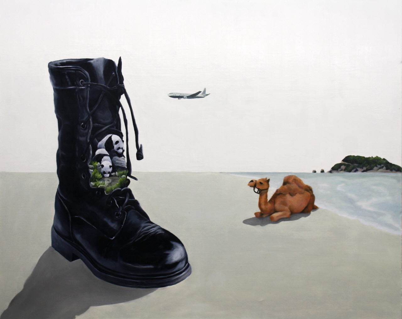 크기변환_캔버스 속의 해변 (90.9x72.7cm) Oil on canvas 2014.jpg