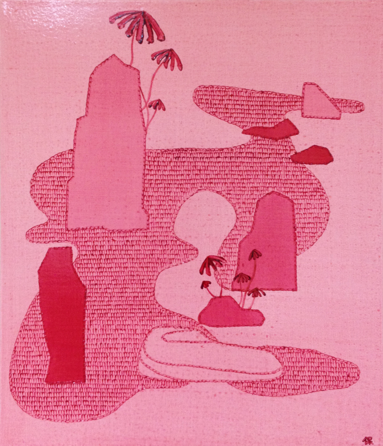 17息(いき)_호흡, 45.5cm X 53.0cm, Acrylic on canvas, 2014,70.jpg