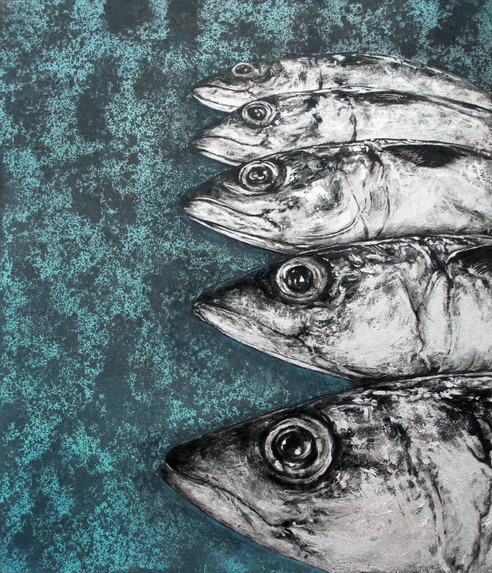 한서경 민트고등어 장지에 혼합재료 45.0 x 53.0 cm 2016.jpg