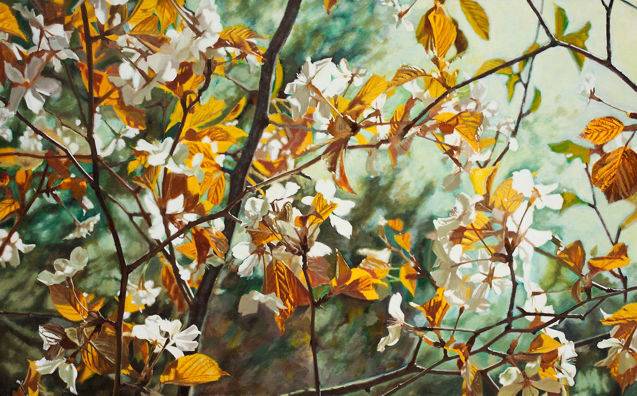 time flows   72.7.0 x 116.7 cm Oil on canvas 2012.jpg