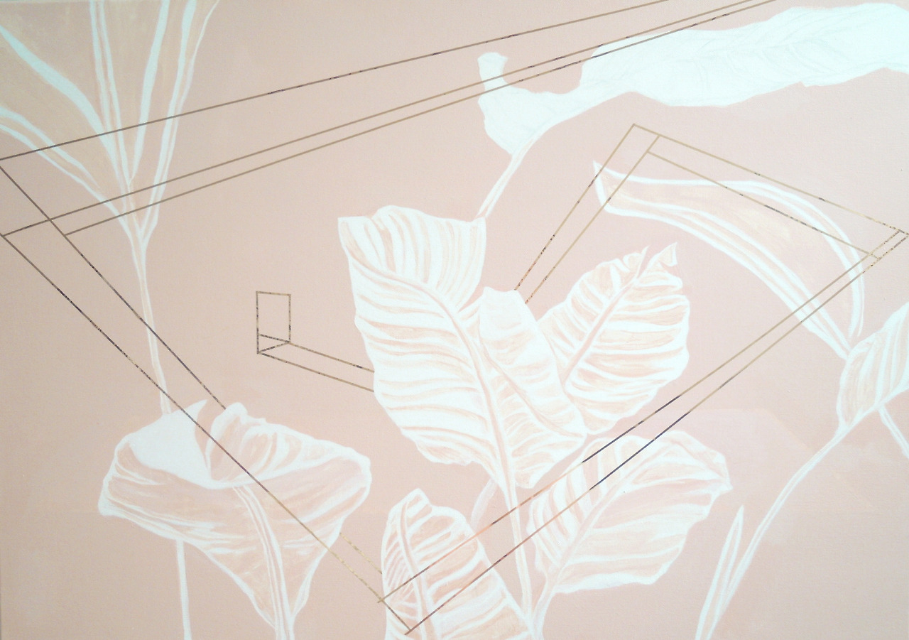 매일 따뜻한 하루를   65cm x 90.8cm  캔버스 위에 아크릴 라인테이프.jpg