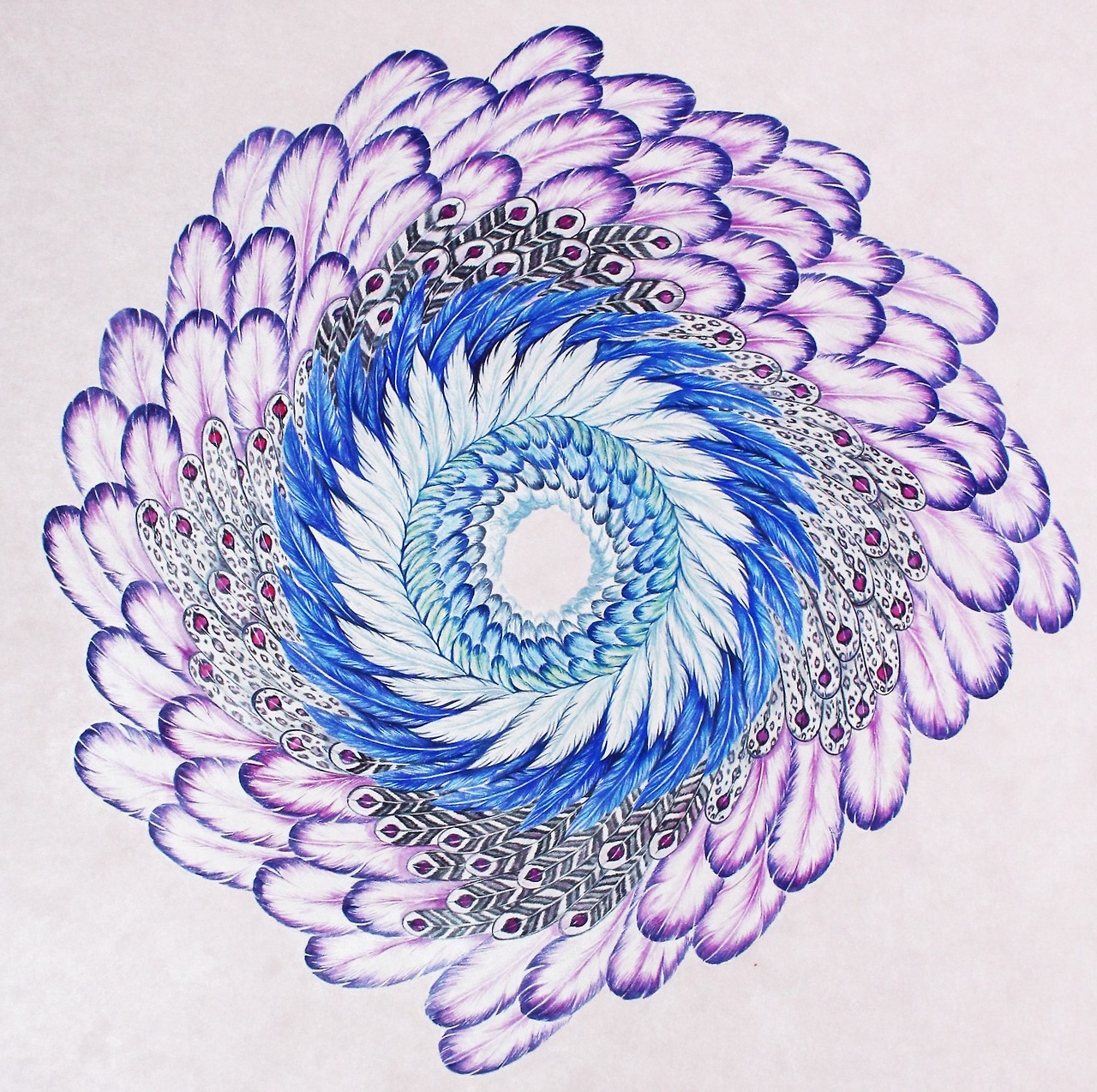 23.이선경-소모 되어버린 소중한 것들  72.7x72.7cm.장지에 은분 채색,2015..jpg