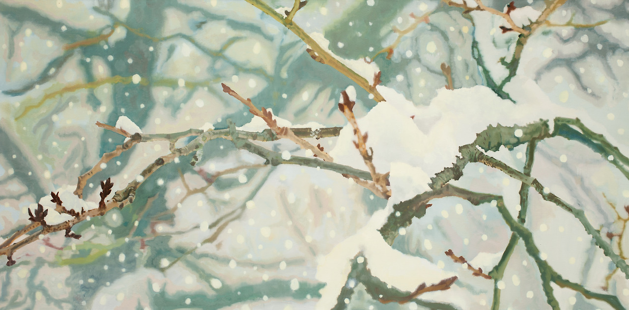 눈꽃   80.3 x 162.2 cm Oil on canvas 2013.jpg