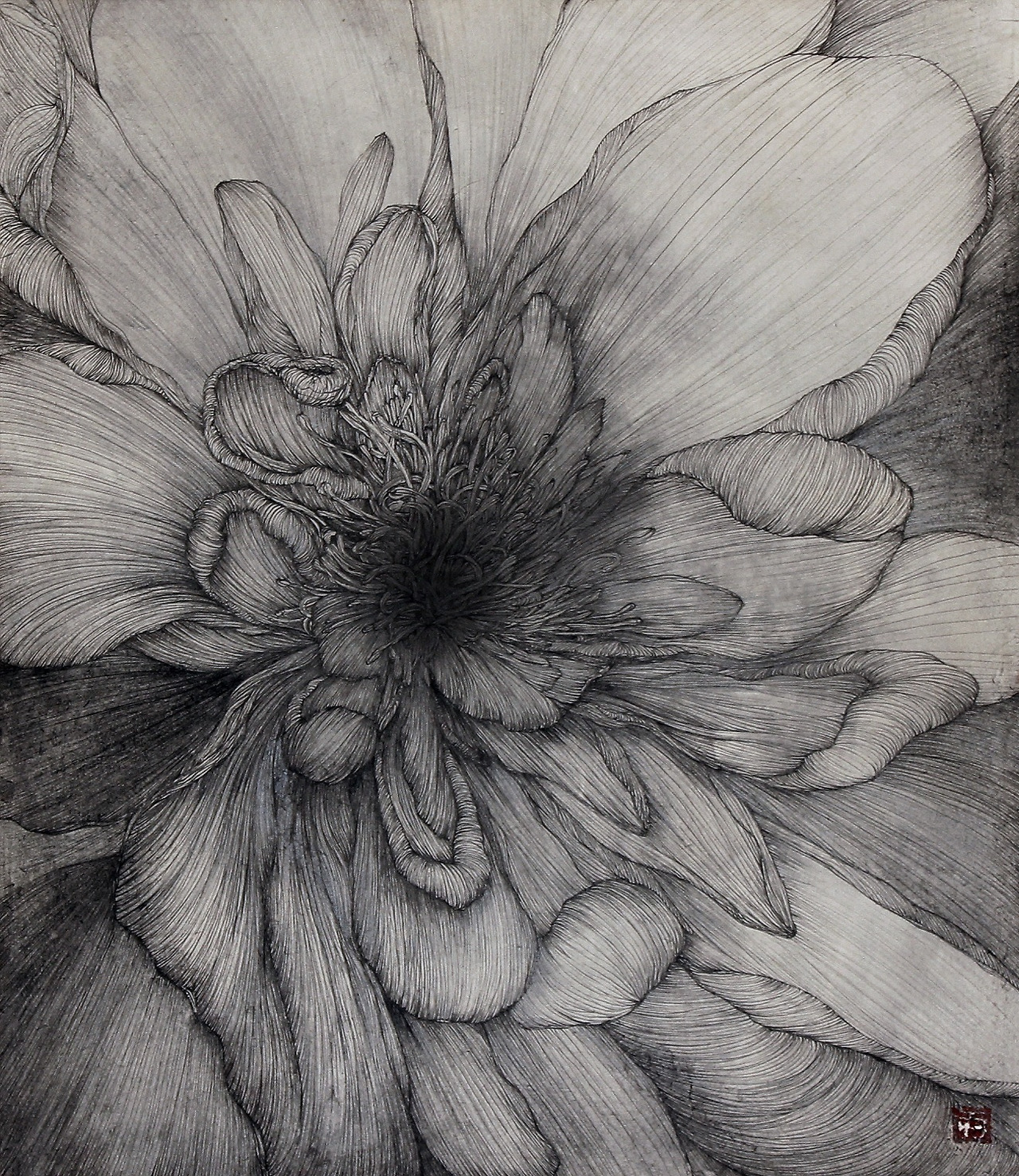 space of yours ,53.0x45.0,한지에 먹,유성안료,콘테,연필,2016.jpg