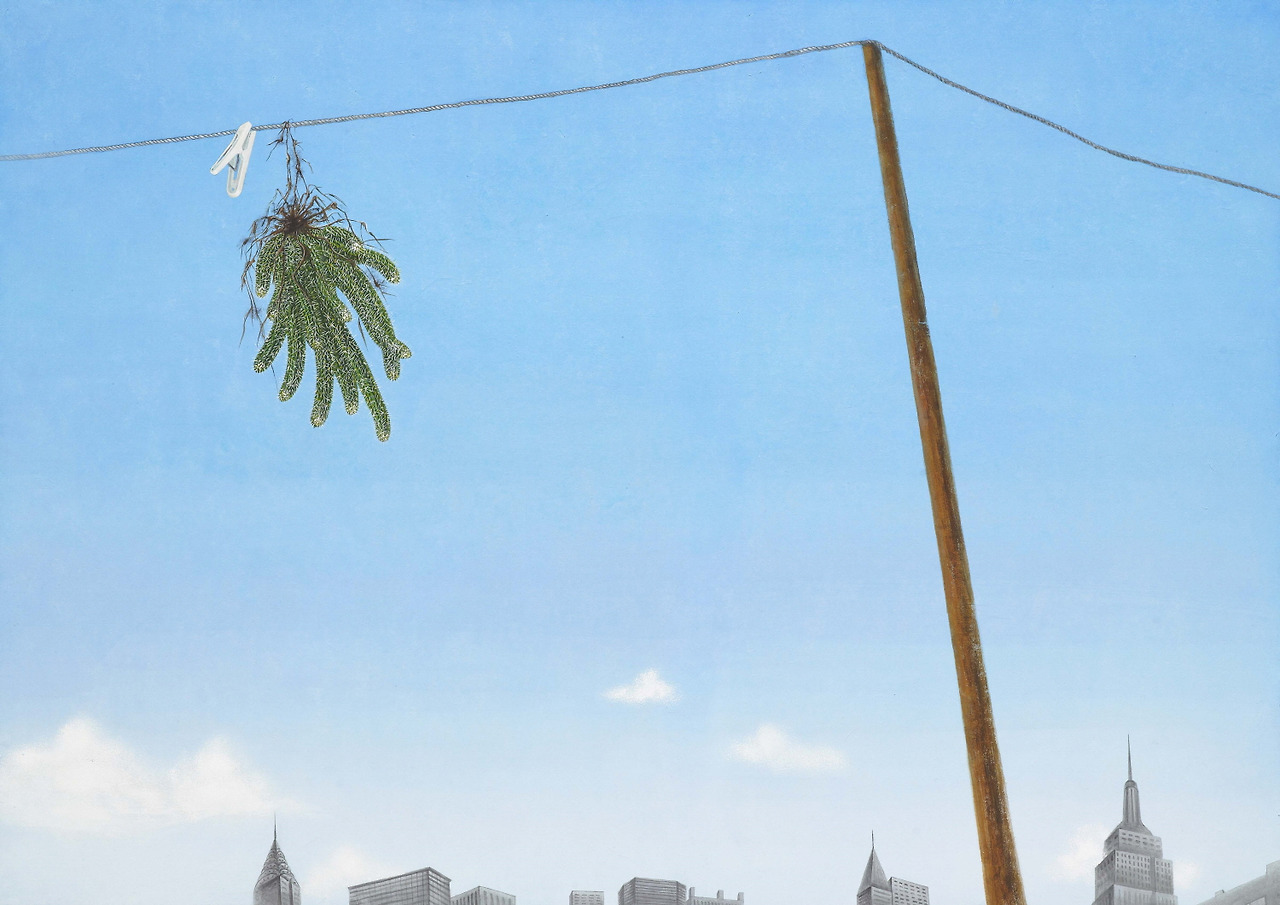 크기변환_6. stunt flying   65x91cm Color on Korean paper 2012.jpg