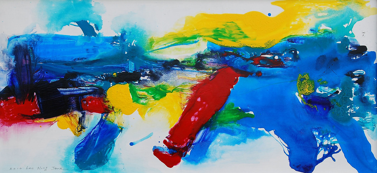 아직 끝나지 않은 여행 94x44.5cm acrylic on wood 2010.jpg