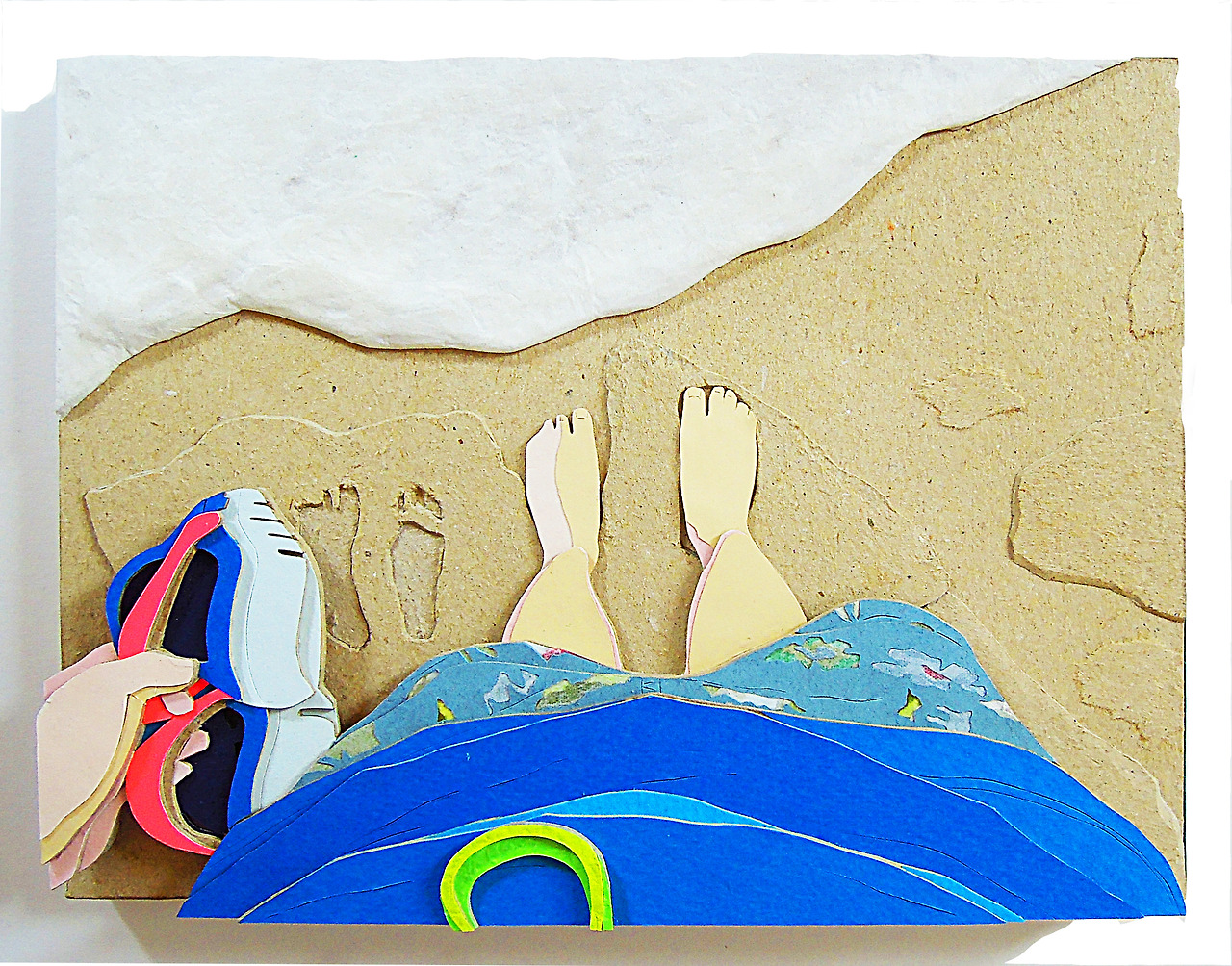 슬프다 할 뻔했다 II, 16.5cm x 22.0cm, 종이, 2014, 44만원.jpg