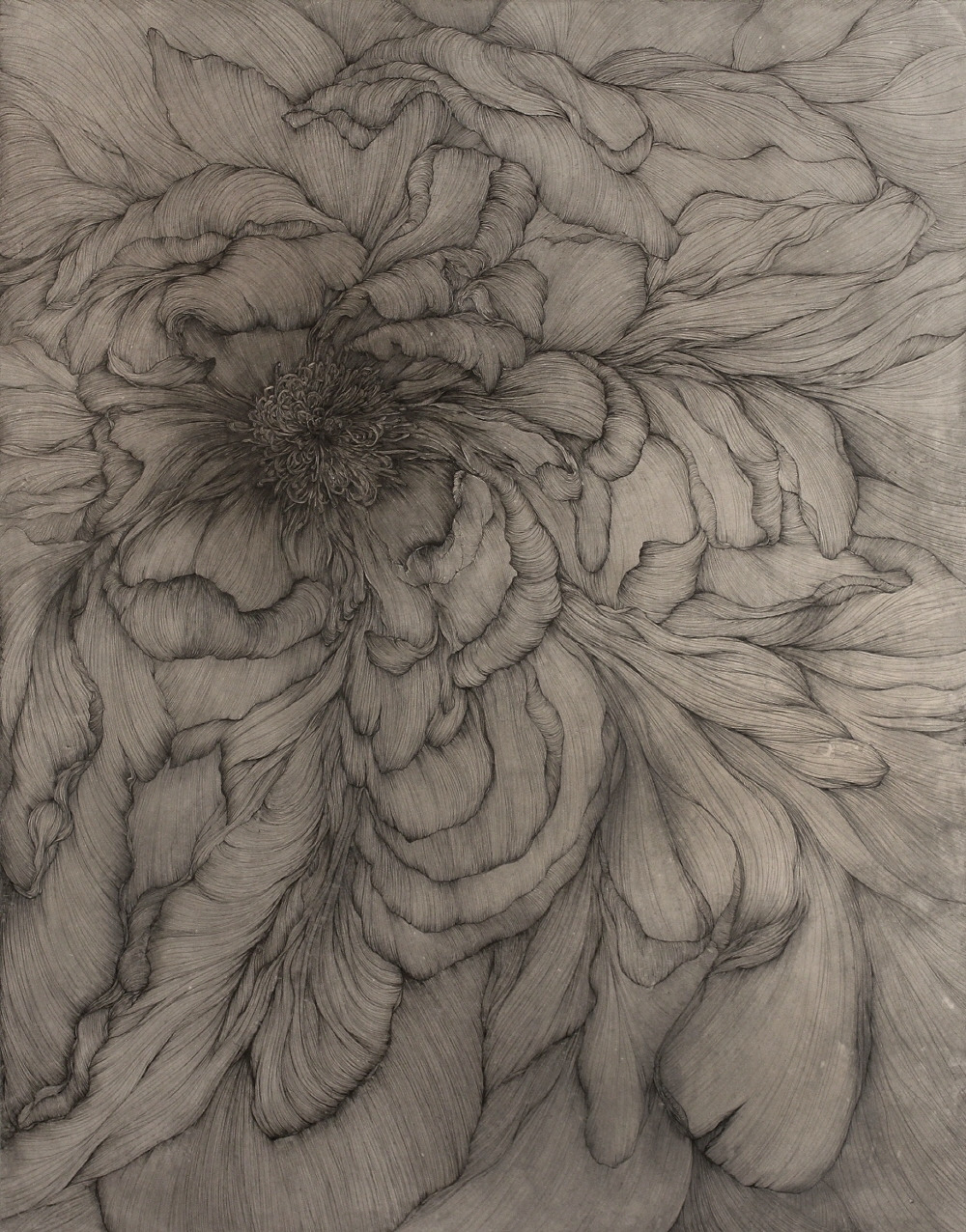 Gaze,116.8x91.0한지에 먹,유성안료,콘테,연필2016.jpg