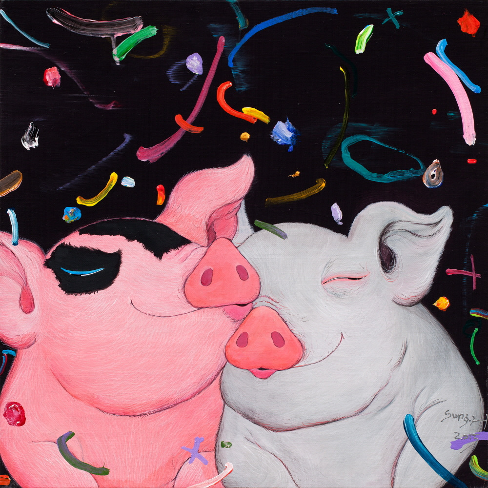 청춘의 밤 45.5x45.5cm Acrylic on canvas 2015  10호 120.jpg